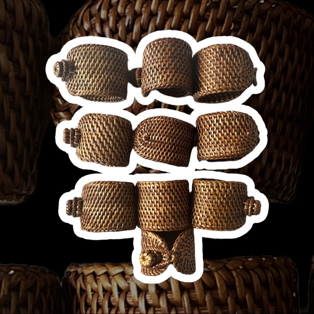 Pottery Barn Napkin Rings (Set of 10)